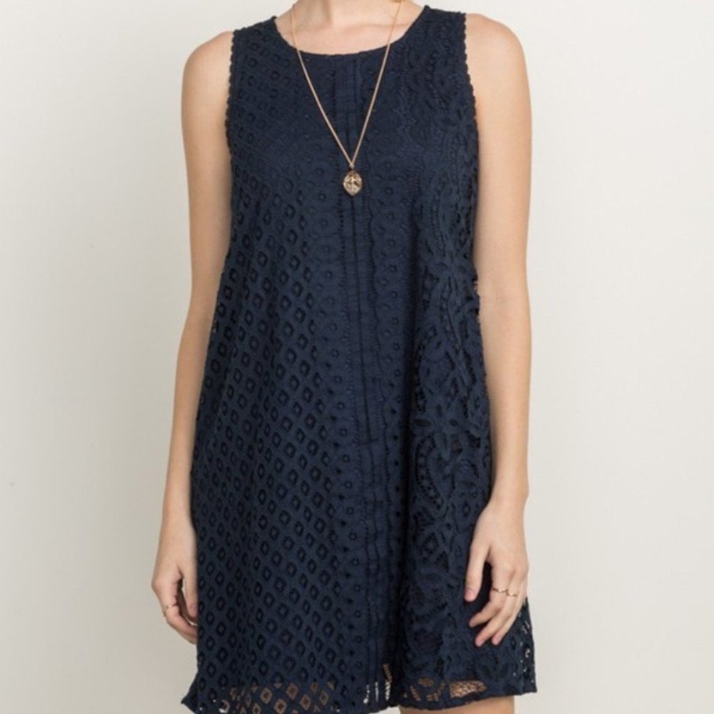 NWT Mystree Lace Sleeveless Dress